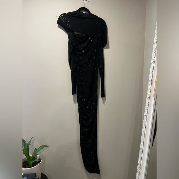 CULT GAIA Kumasi Gown dress with shimmery black - Picture 8 of 15